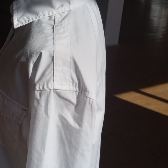 Bruno white button down long sleeve shirt - Picture 2 of 11